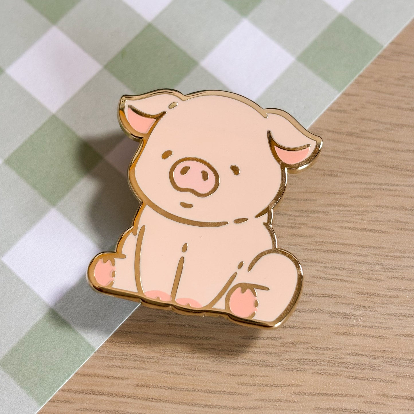 Pink Pig Enamel Pin