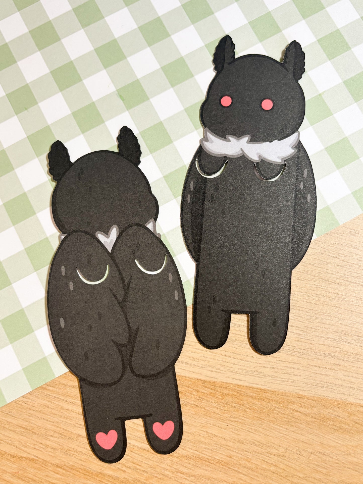 Mothman Peeking Bookmark