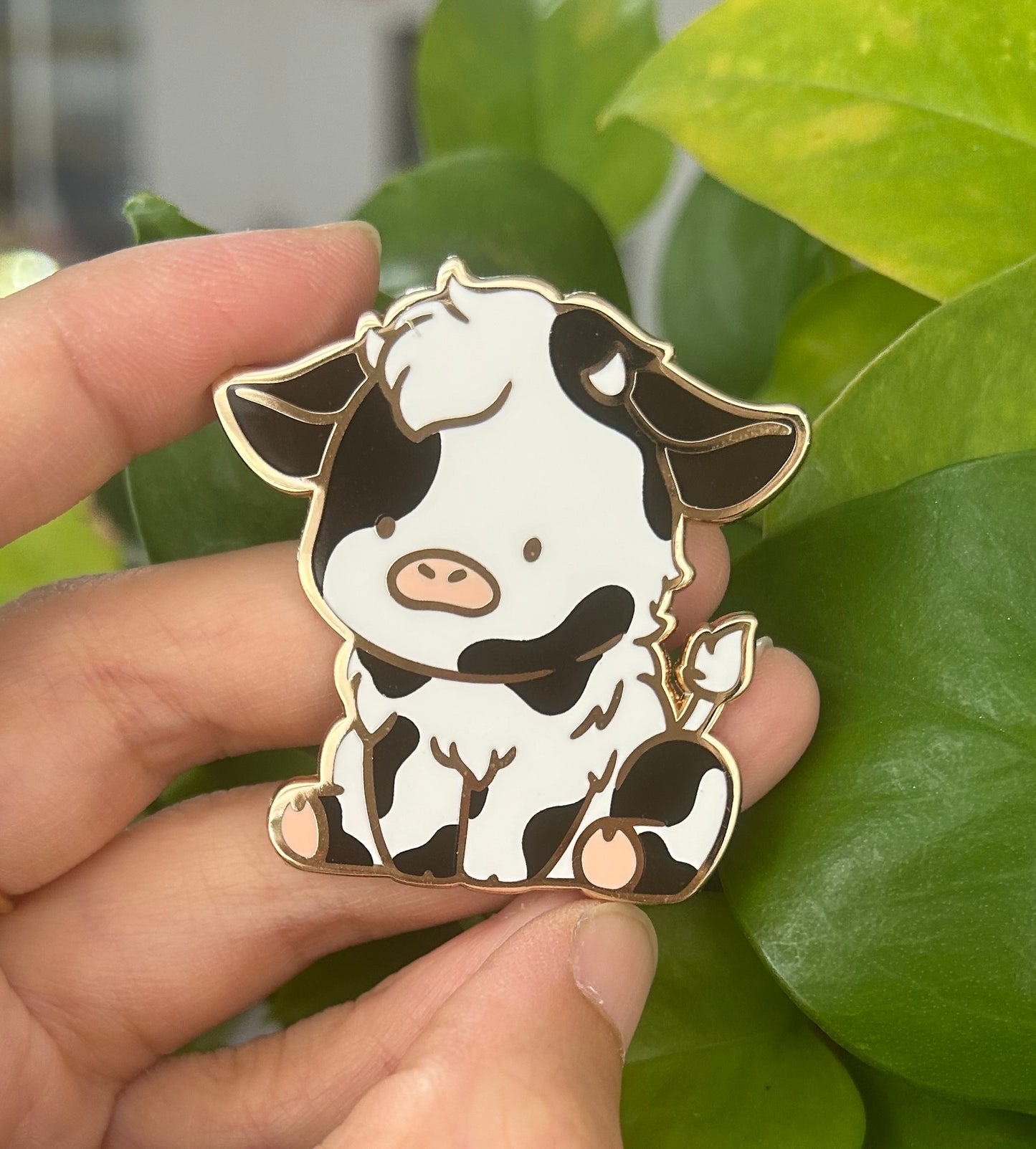 Dairy Cow Enamel Pin