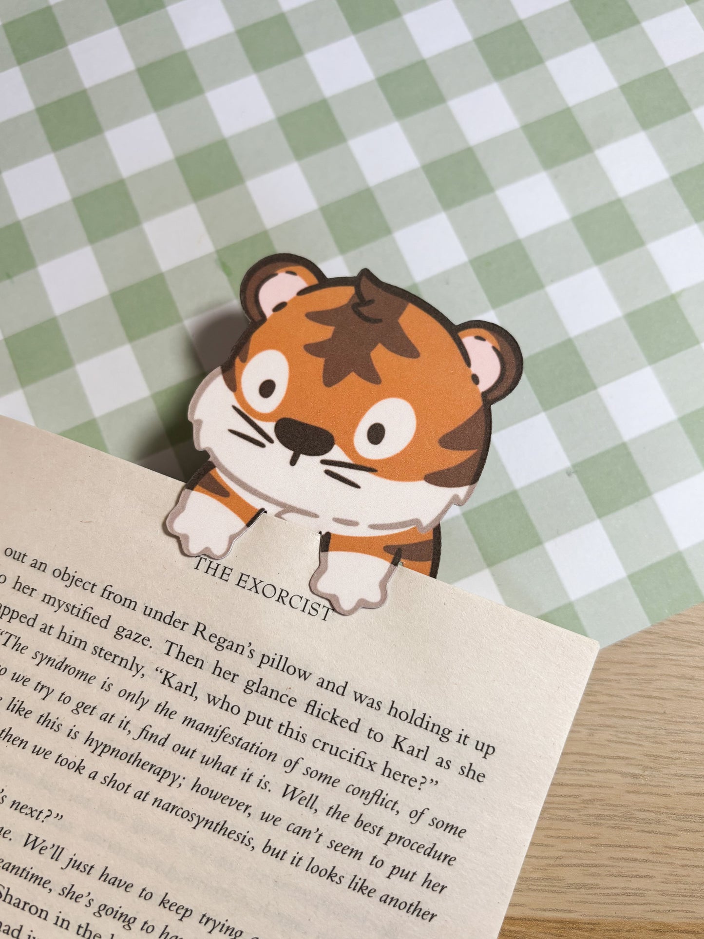 Tiger Peeking Bookmark