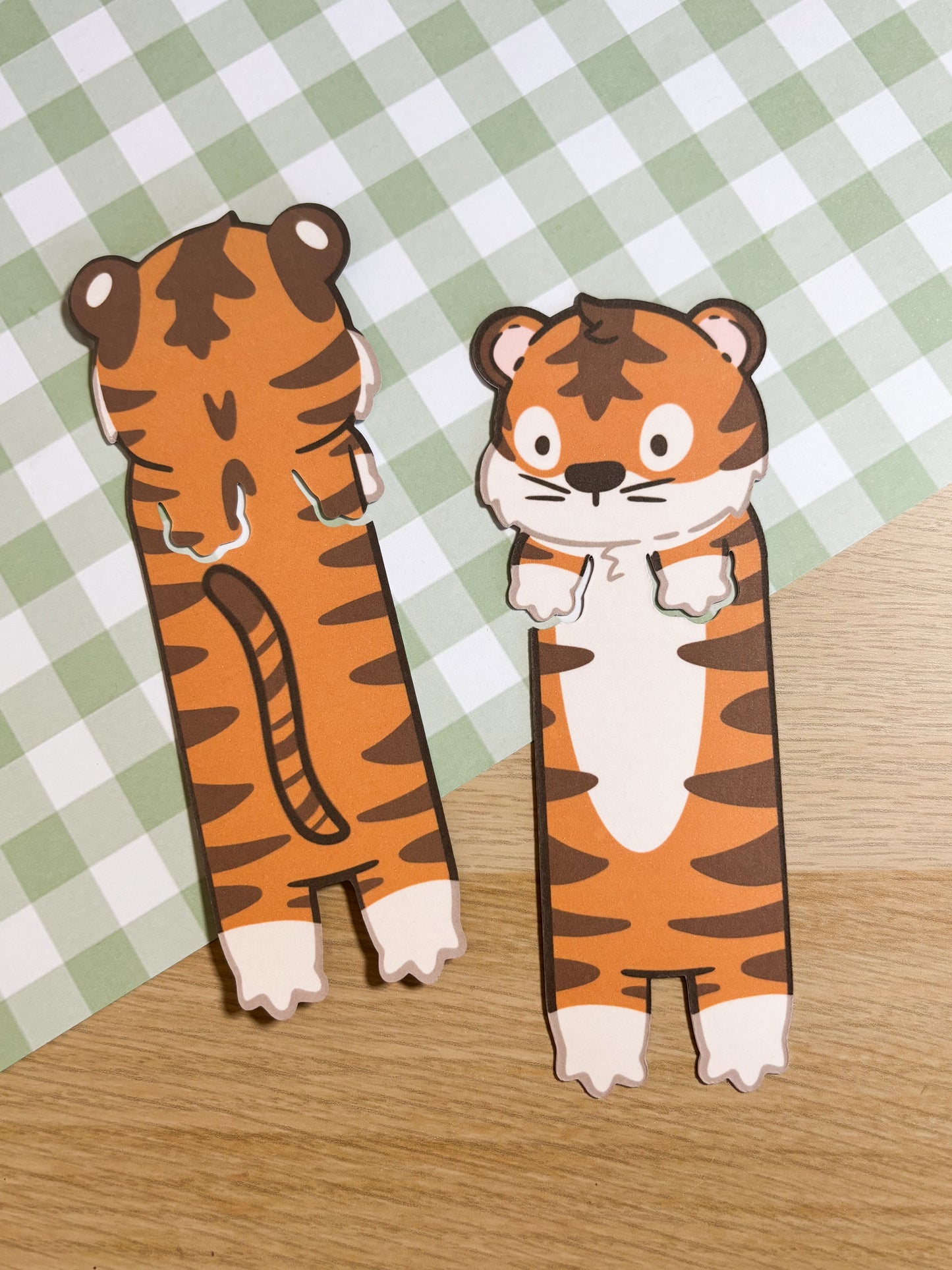 Tiger Peeking Bookmark
