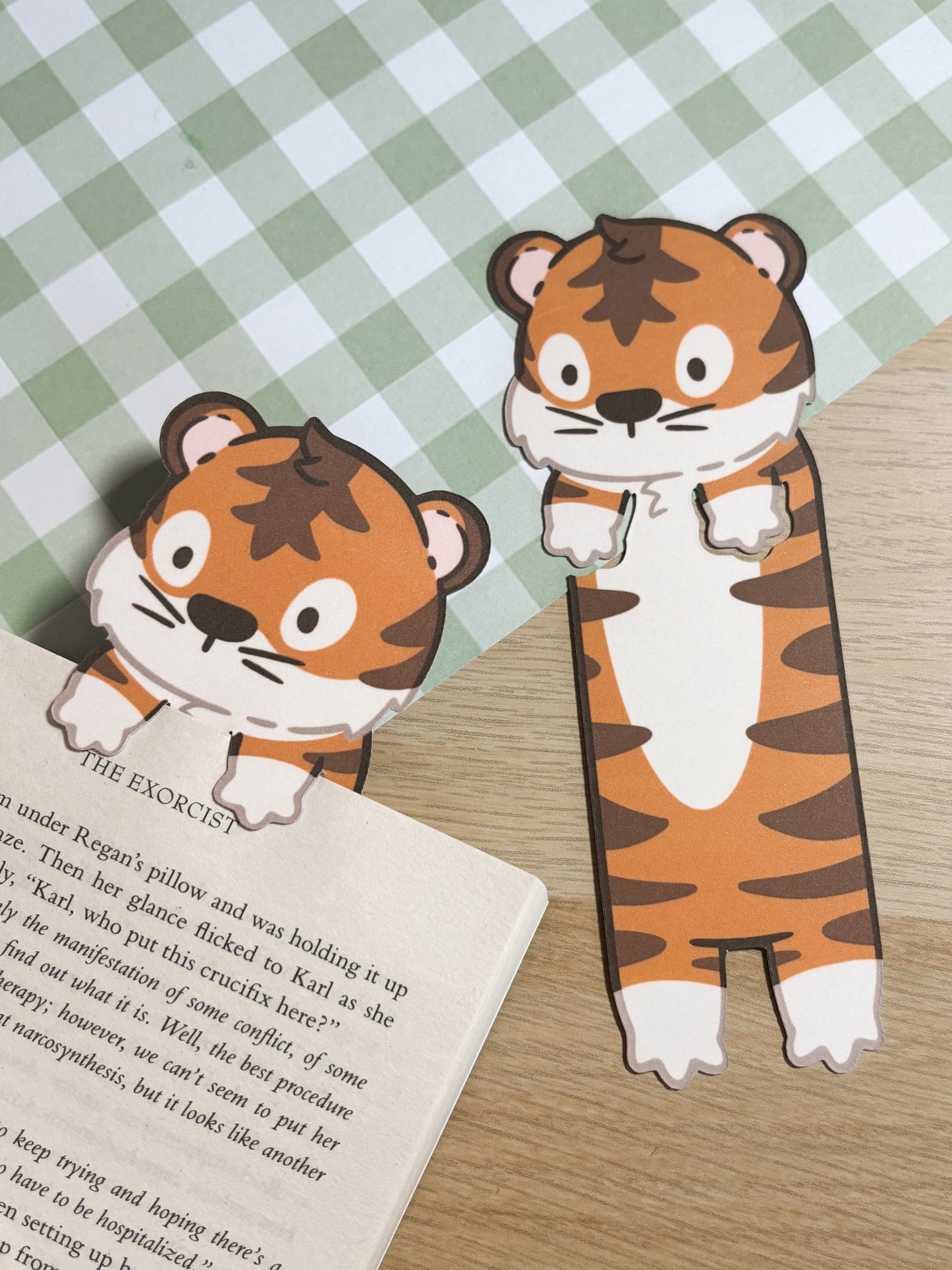 Tiger Peeking Bookmark