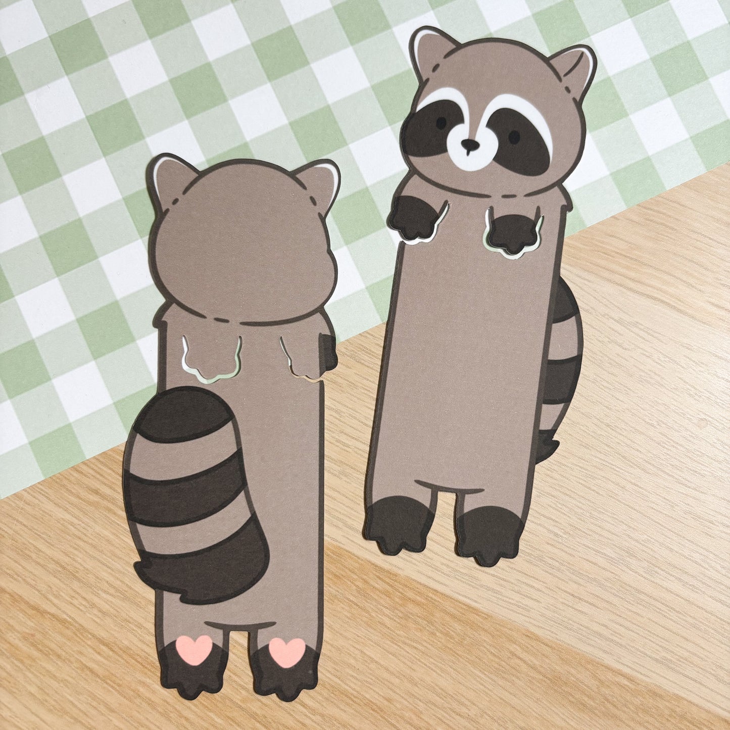 Raccoon Peeking Bookmark