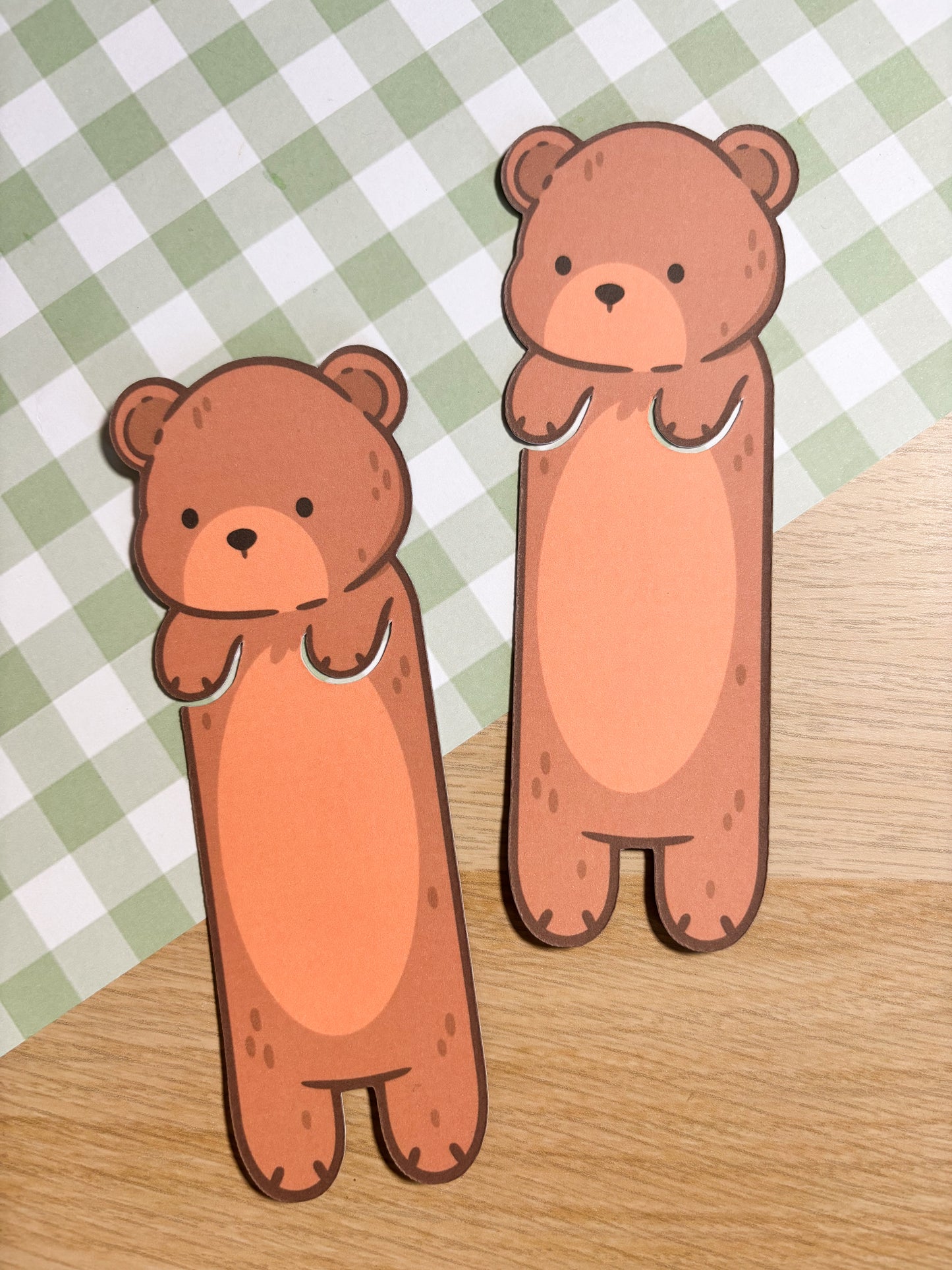 Brown Bear Peeking Bookmark
