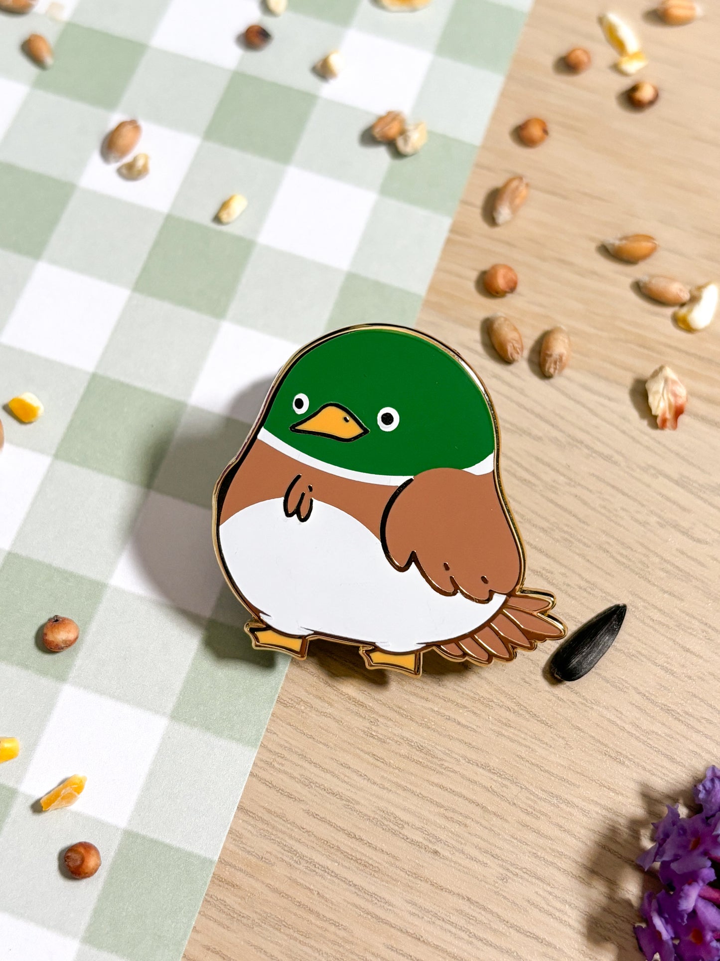 Mallard Duck Enamel Pin