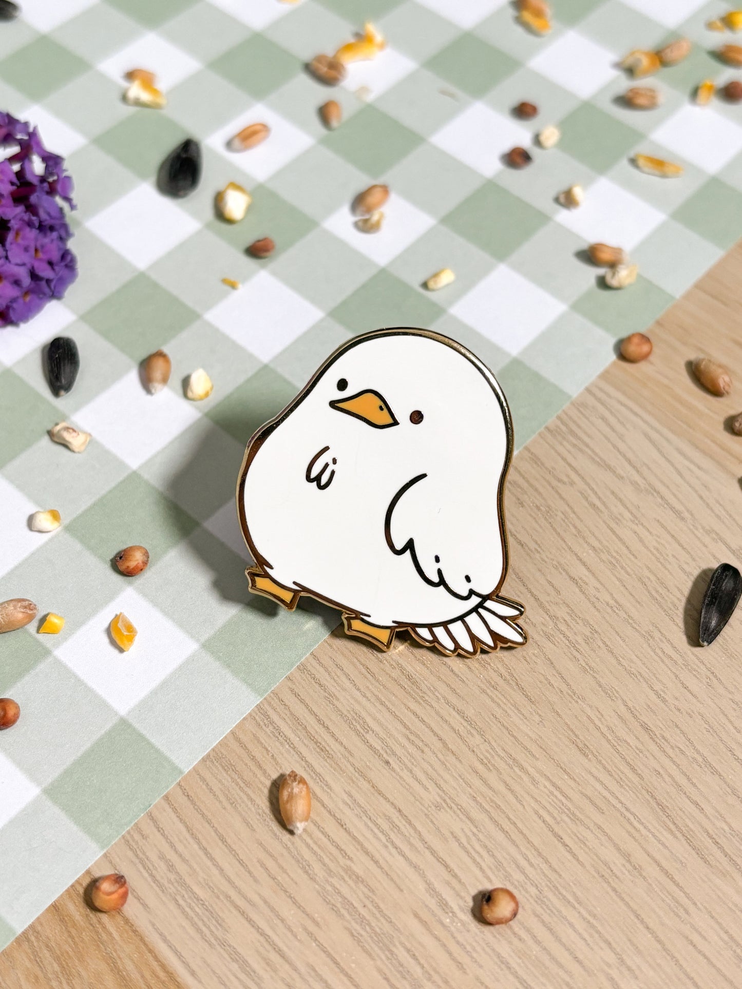 Goose, Pekin Duck Enamel Pin