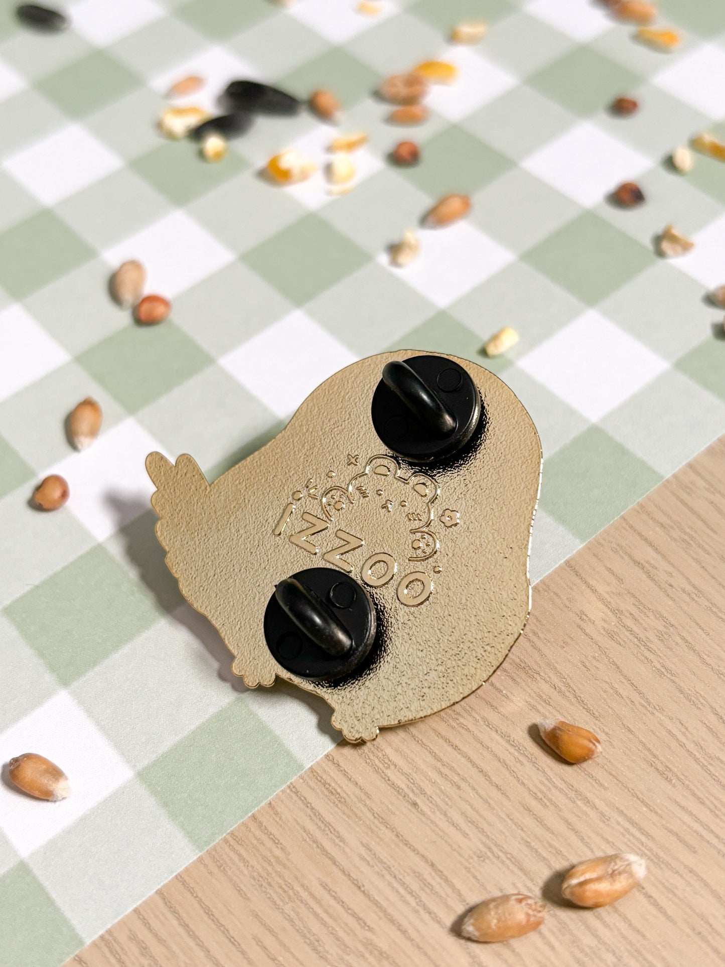 Chunky Chirp Robin 1.5 inch Gold Plated Enamel Pin
