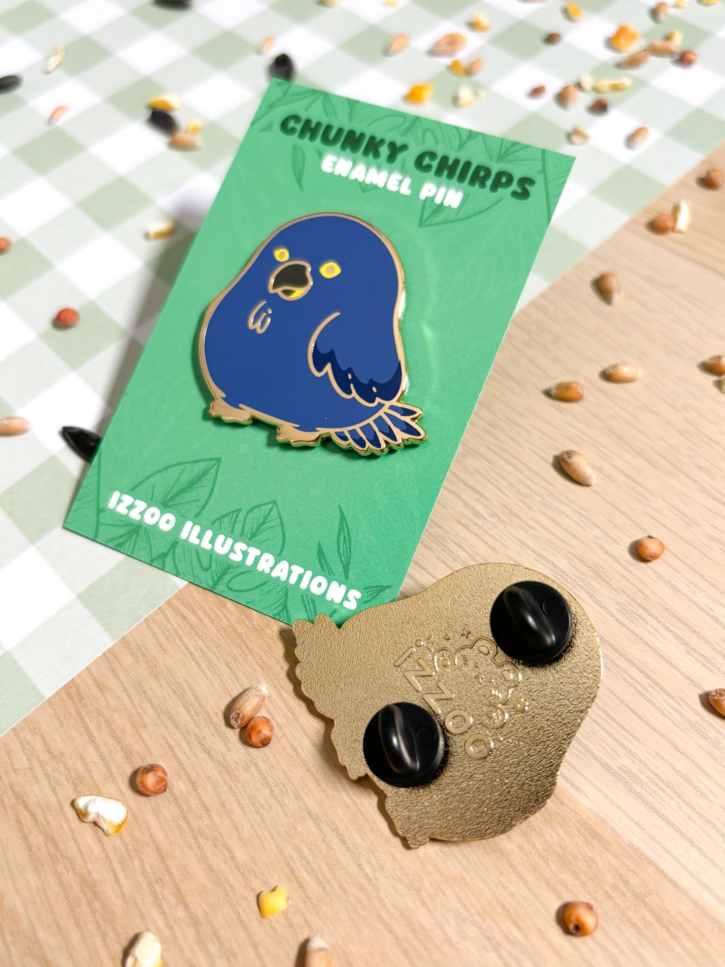 Hyacinth Macaw Enamel Pin