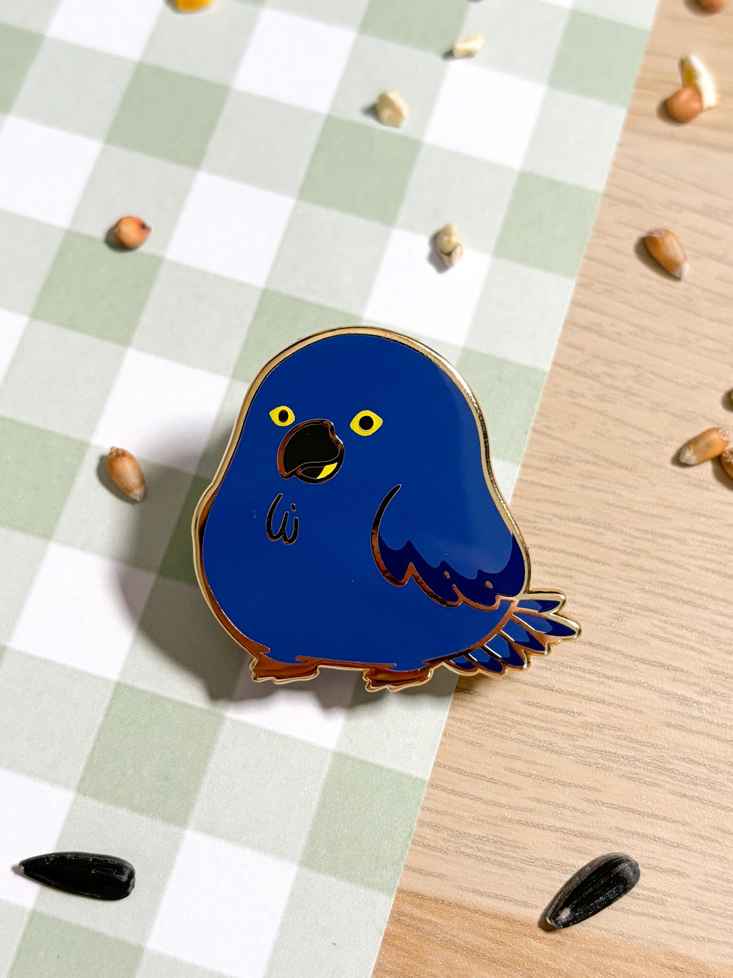 Hyacinth Macaw Enamel Pin