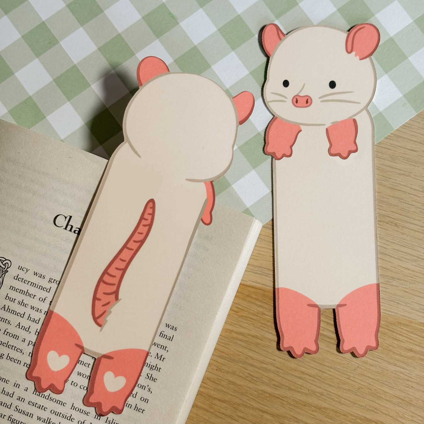 Fancy Rat Bookmark