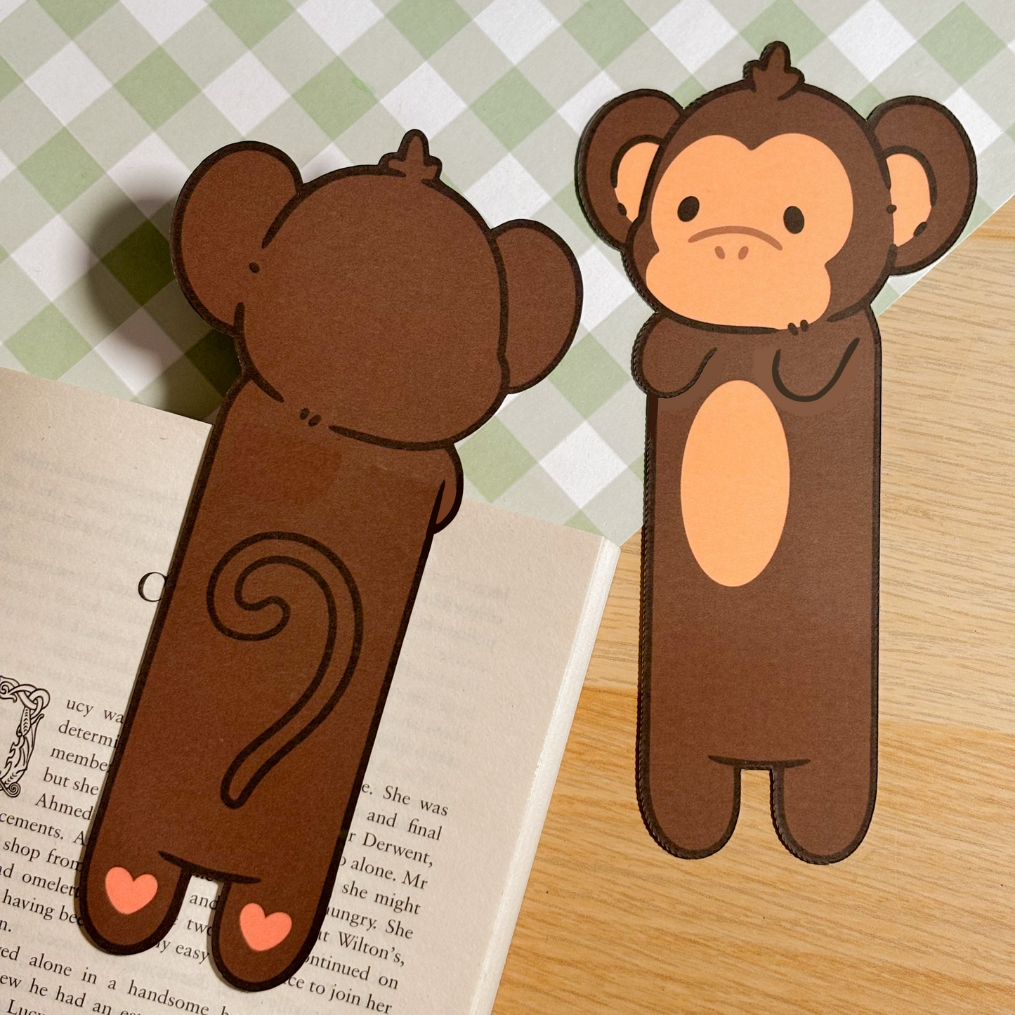 Monkey Bookmark
