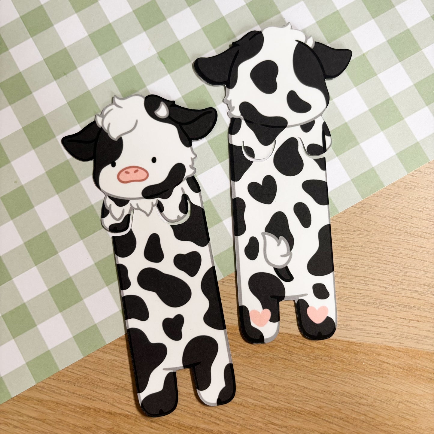 Cow Peeking Bookmark