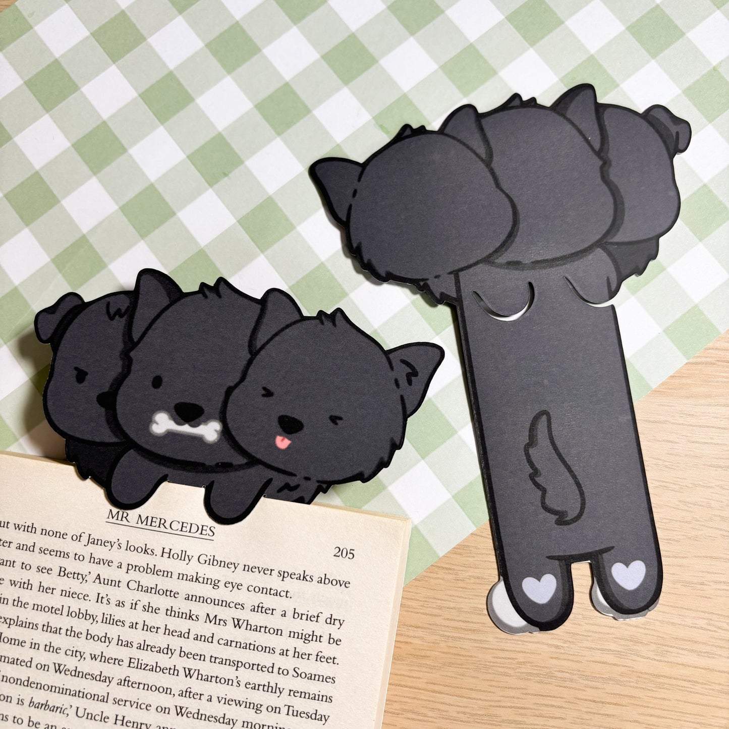 Cerberus Peeking Bookmark