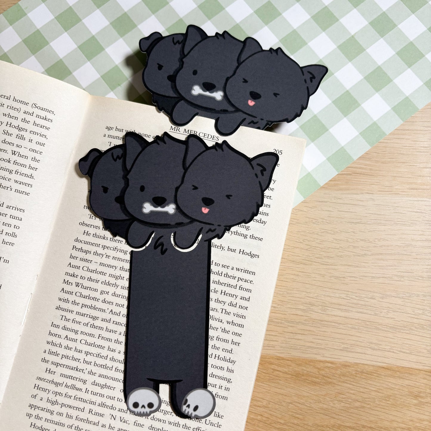 Cerberus Peeking Bookmark