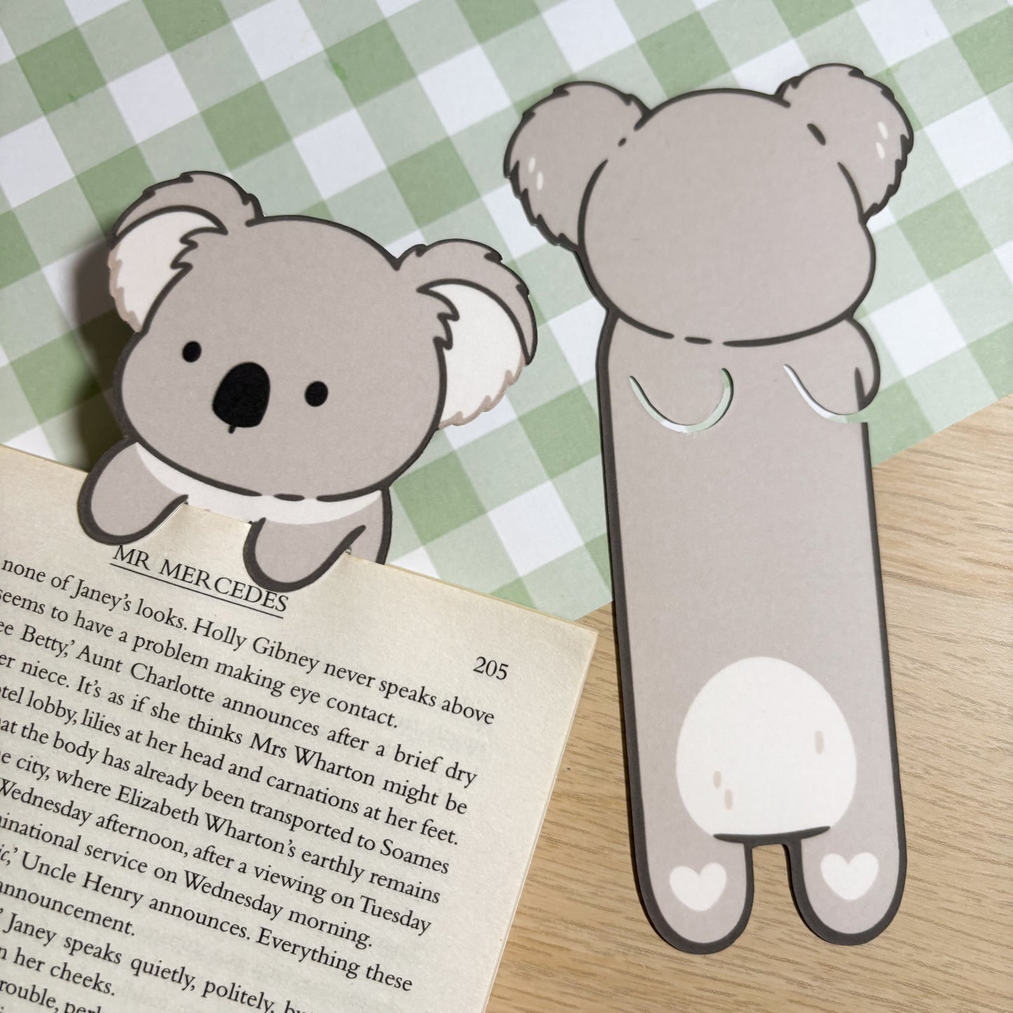 Koala Peeking Bookmark