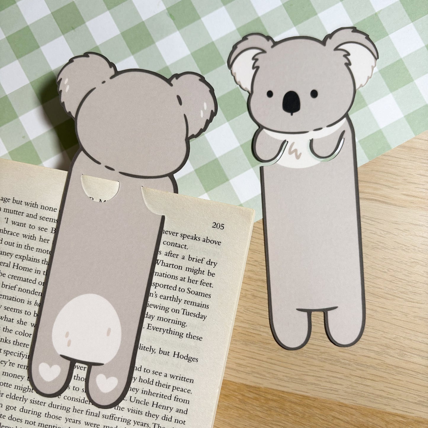 Koala Peeking Bookmark