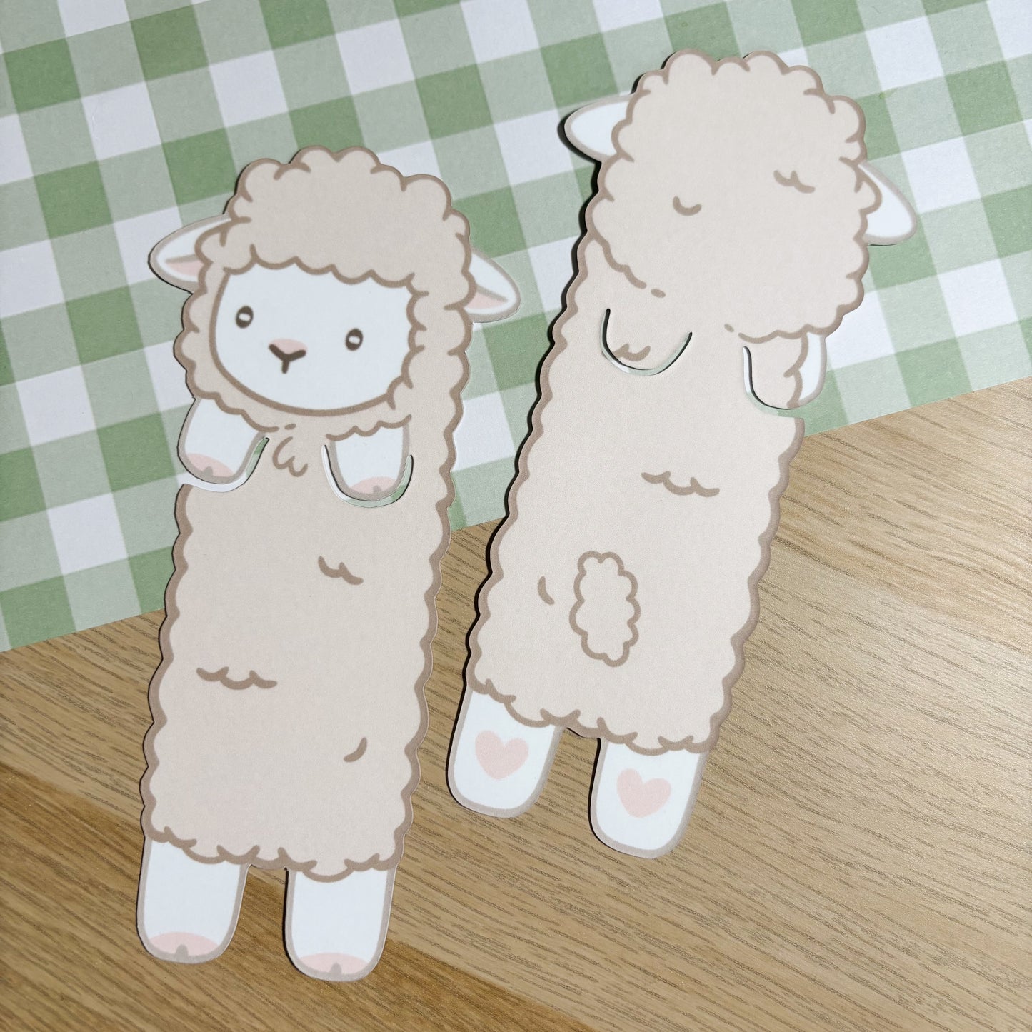 White Sheep Peeking Bookmark