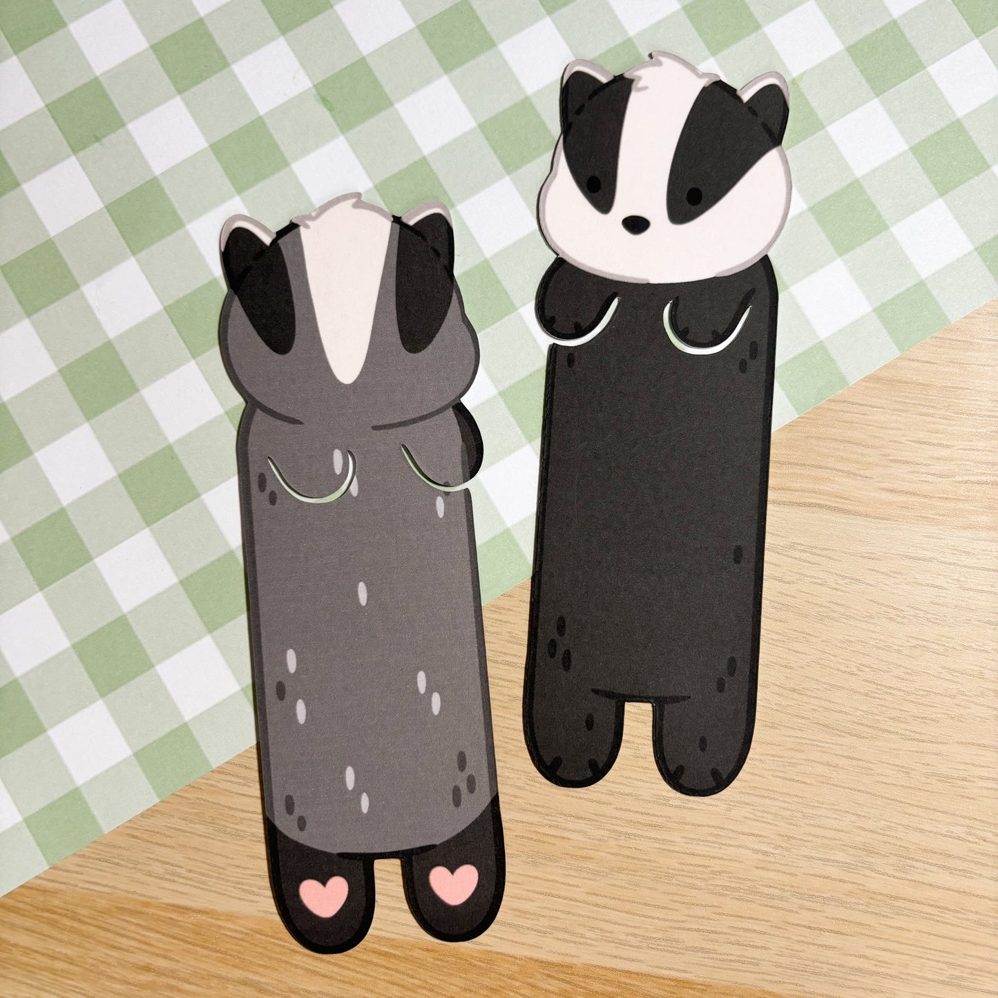 Badger Peeking Bookmark