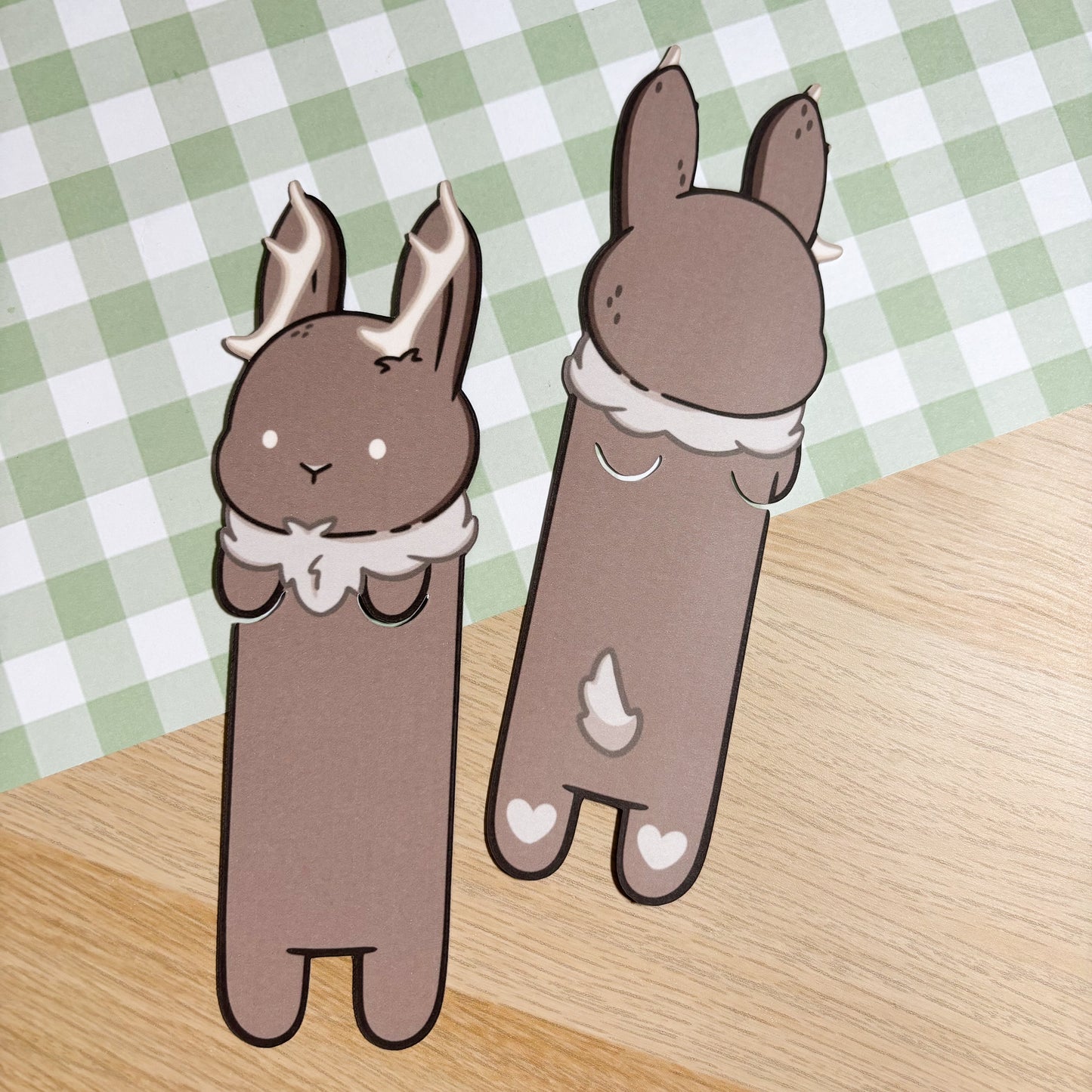 Jackalope Peeking Bookmark