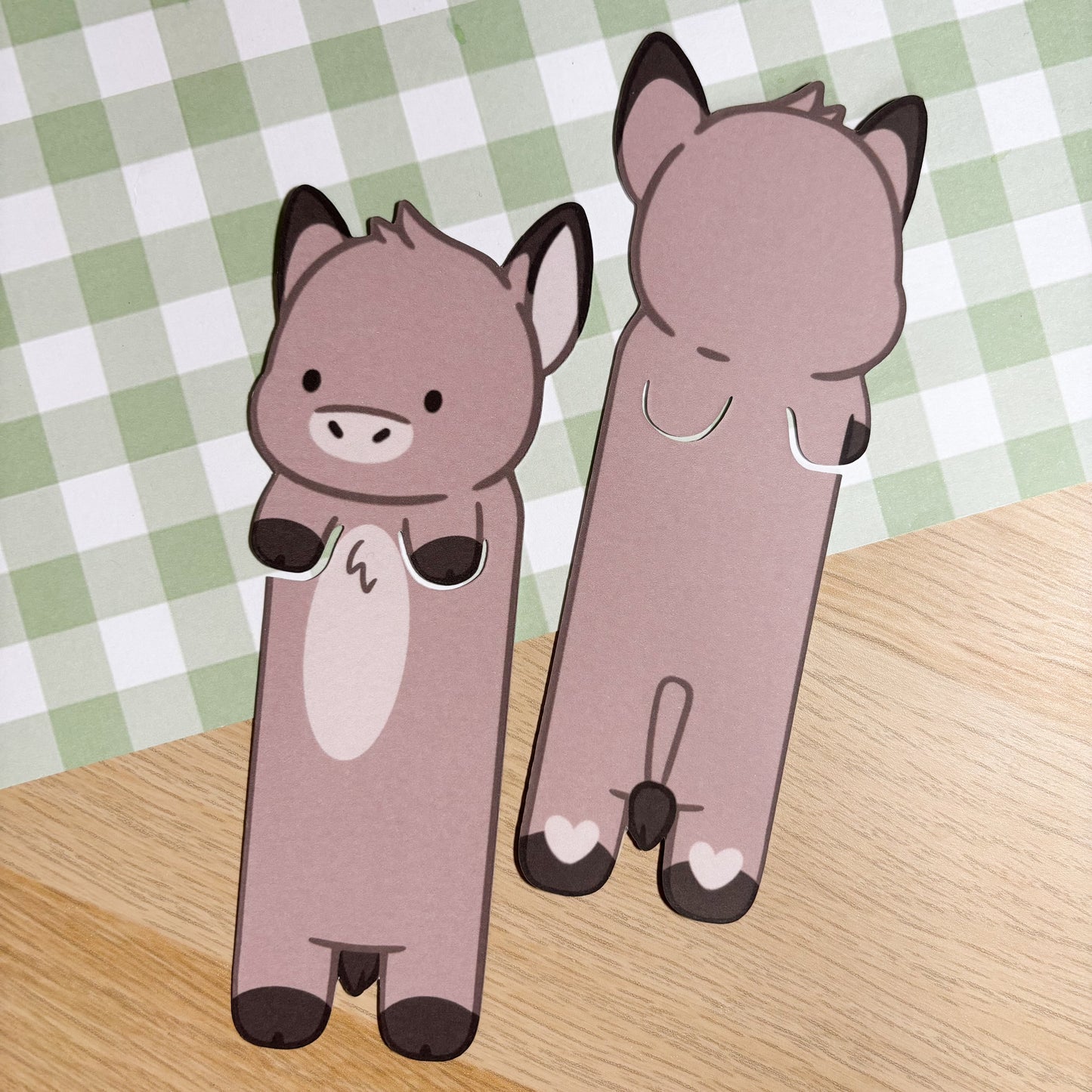 Donkey Peeking Bookmark
