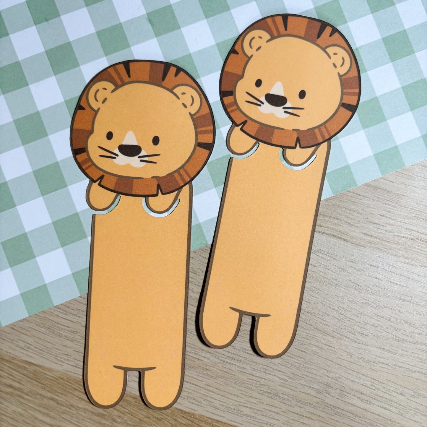 Lion Peeking Bookmark