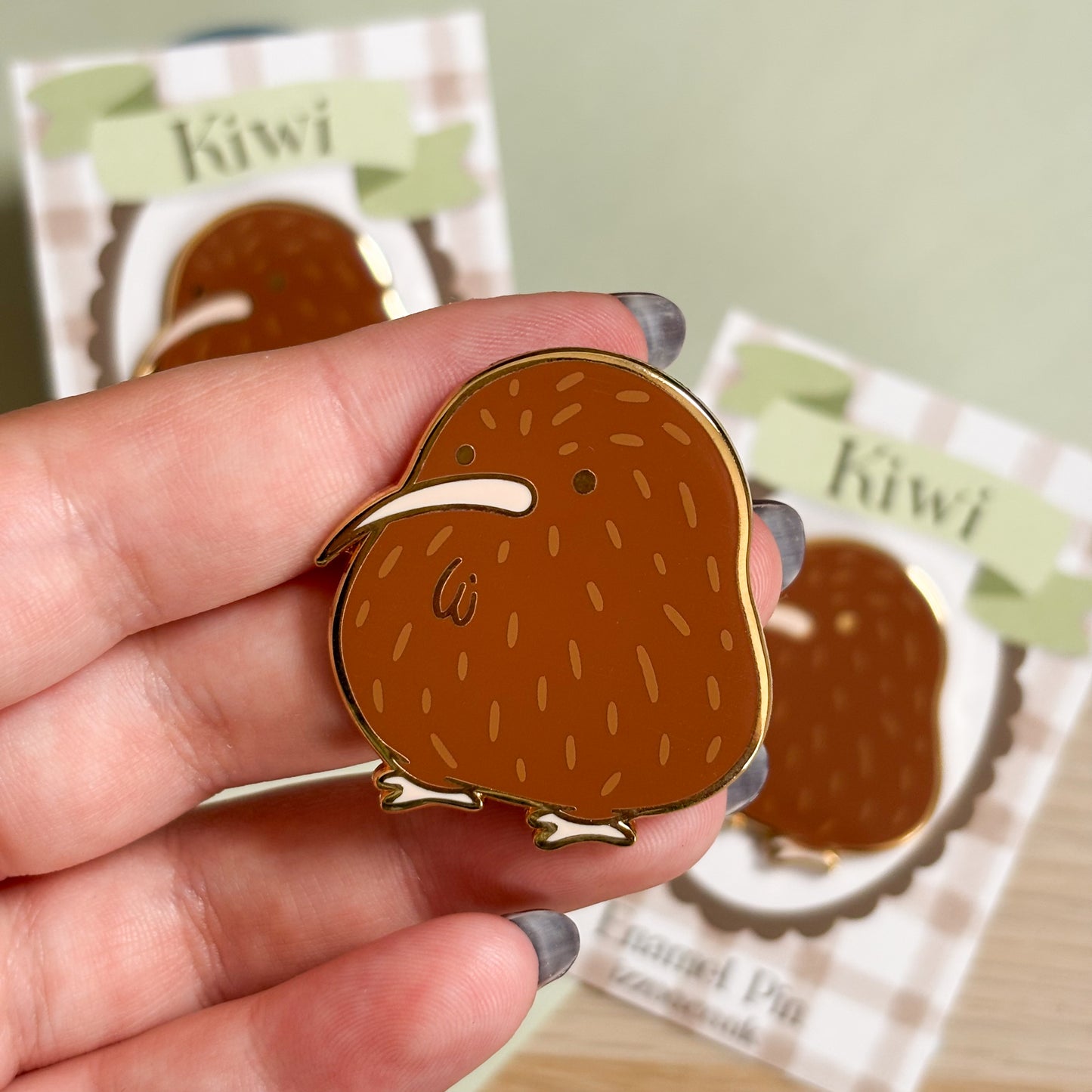 Kiwi Bird Enamel Pin