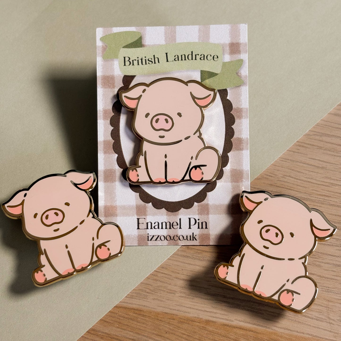 Pink Pig Enamel Pin
