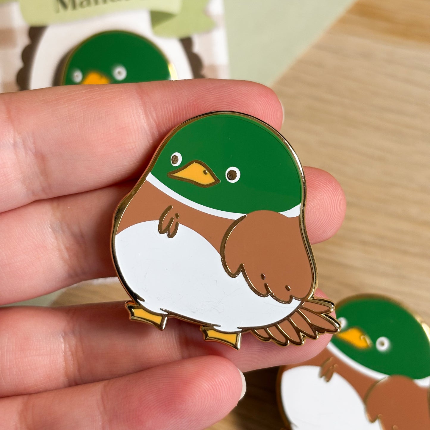 Mallard Duck Enamel Pin