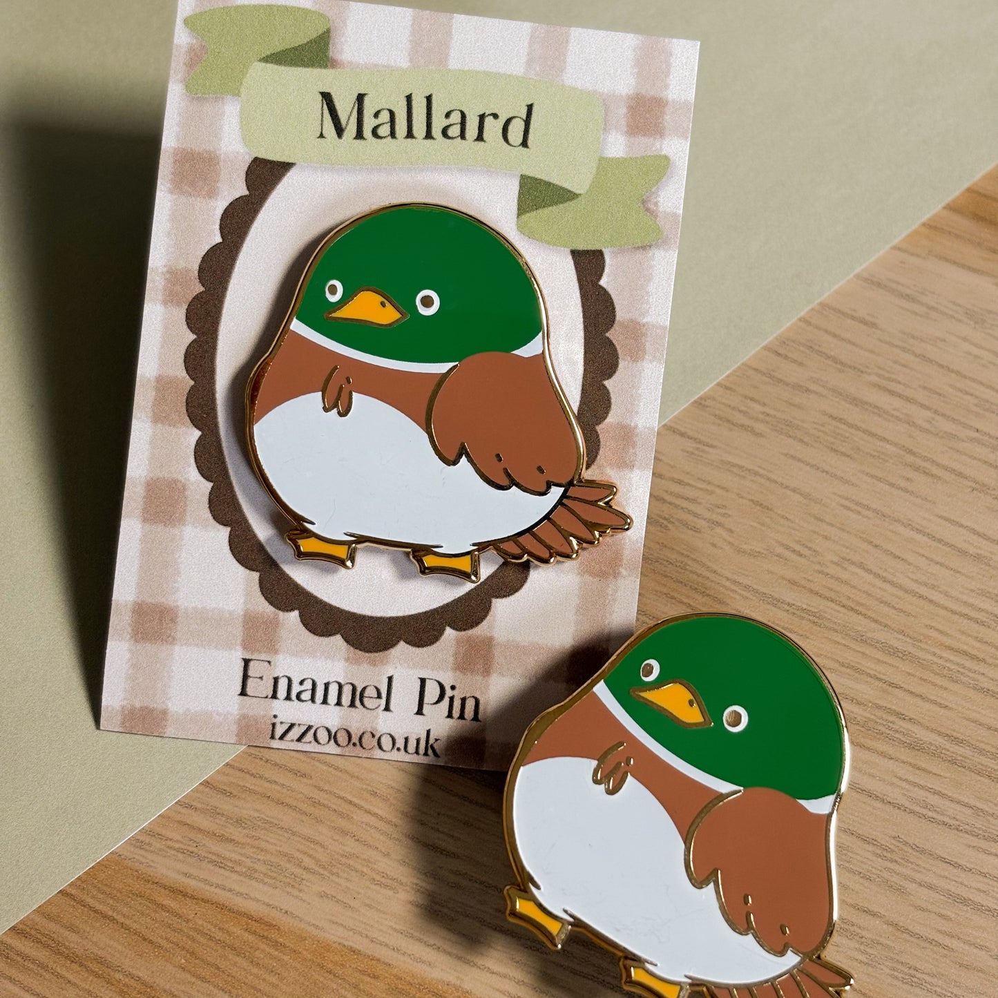 Mallard Duck Enamel Pin