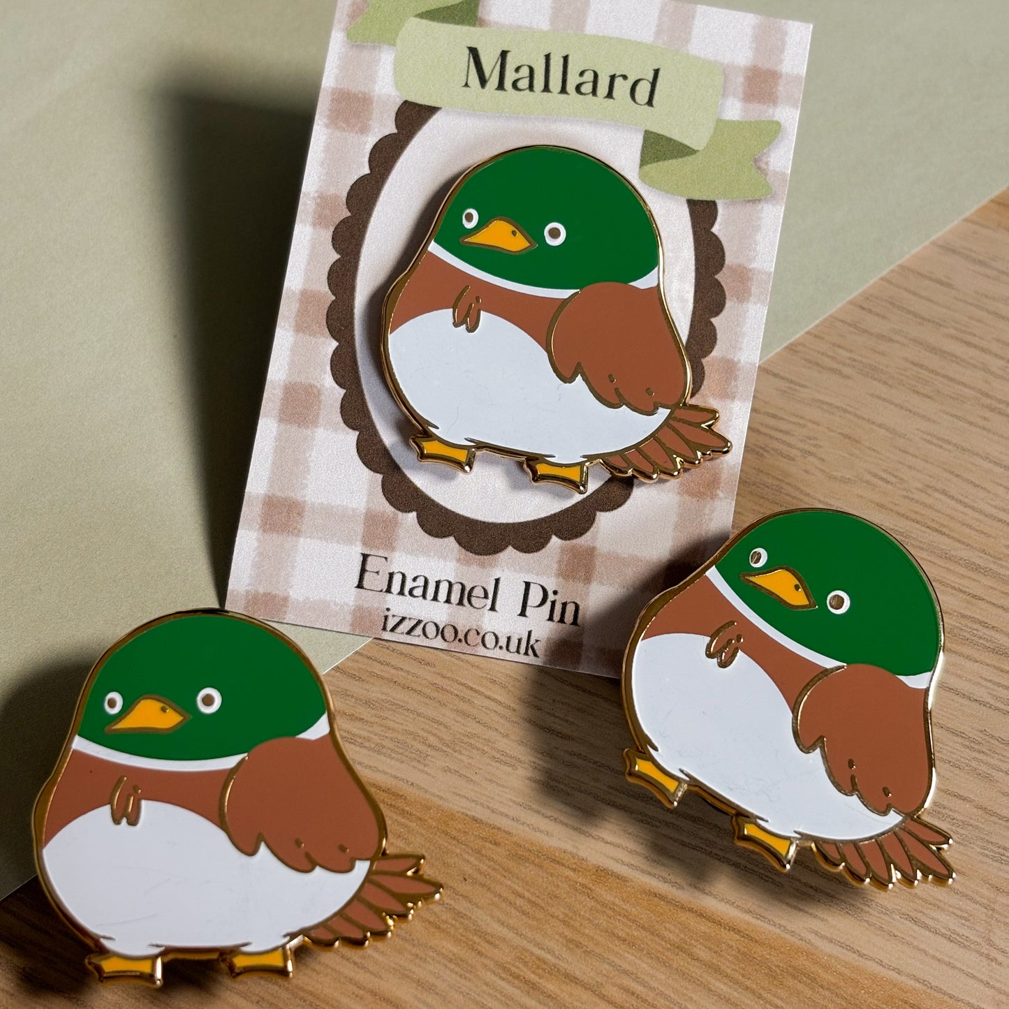 Mallard Duck Enamel Pin