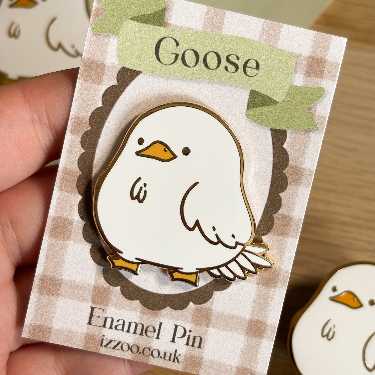 Goose, Pekin Duck Enamel Pin