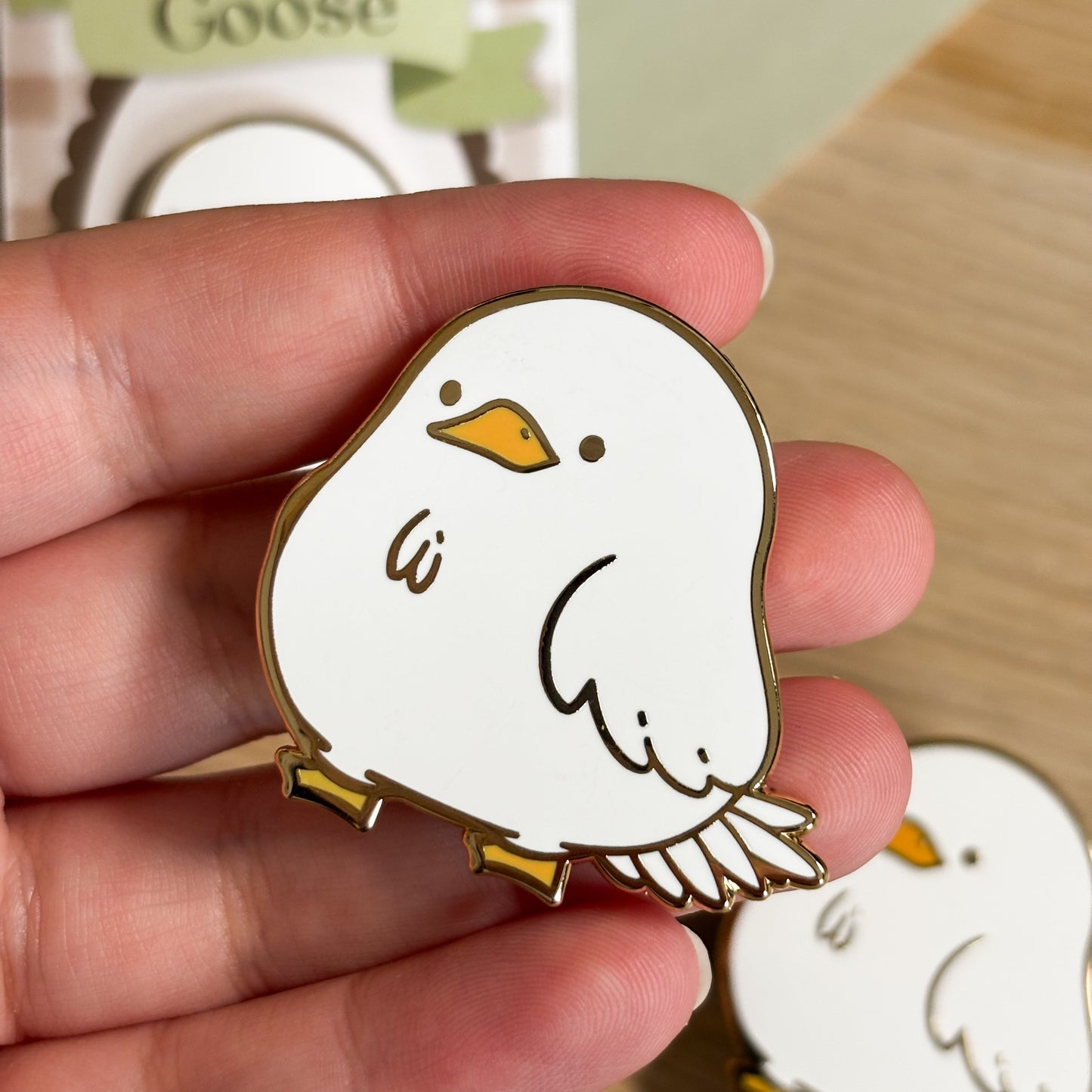 Goose, Pekin Duck Enamel Pin