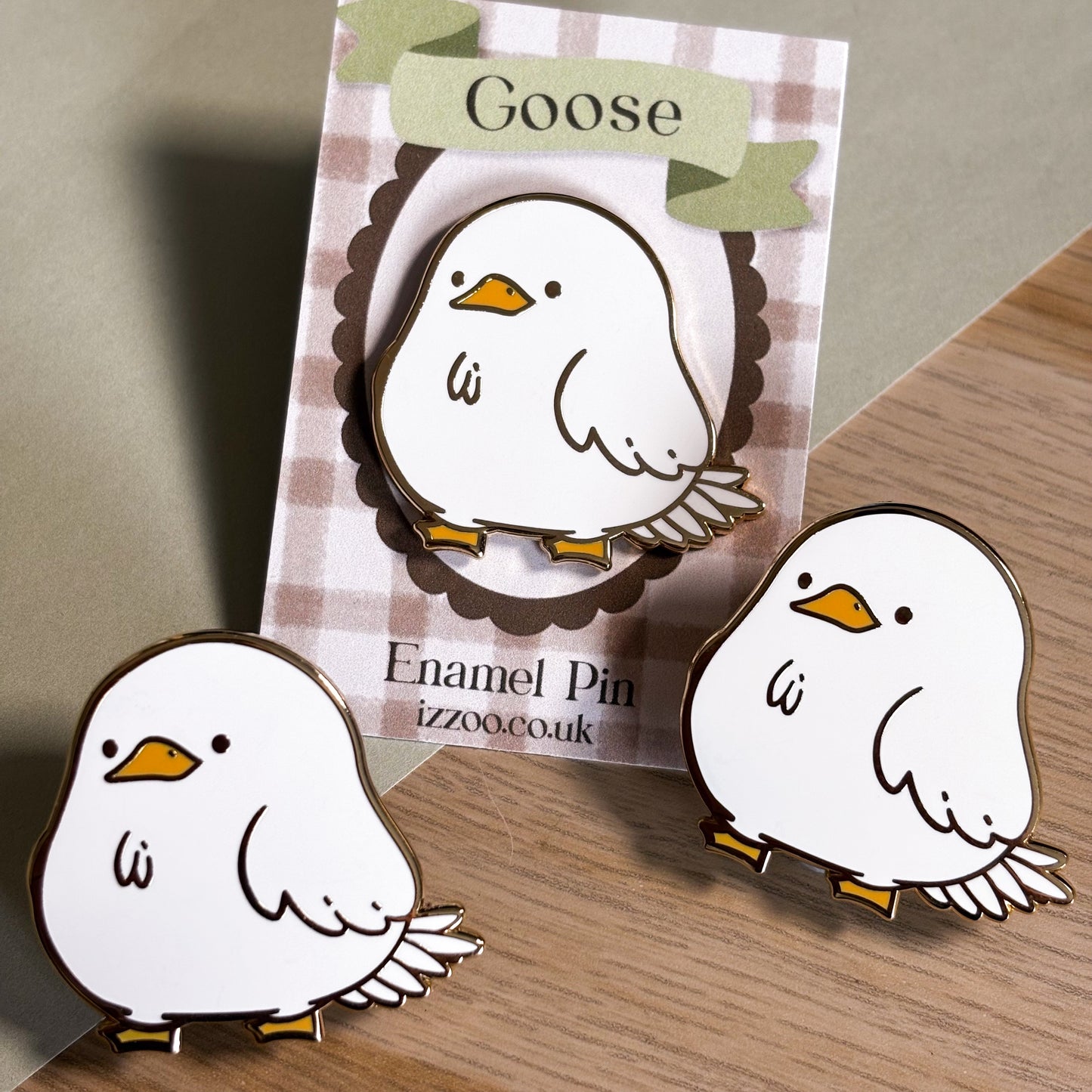 Goose, Pekin Duck Enamel Pin
