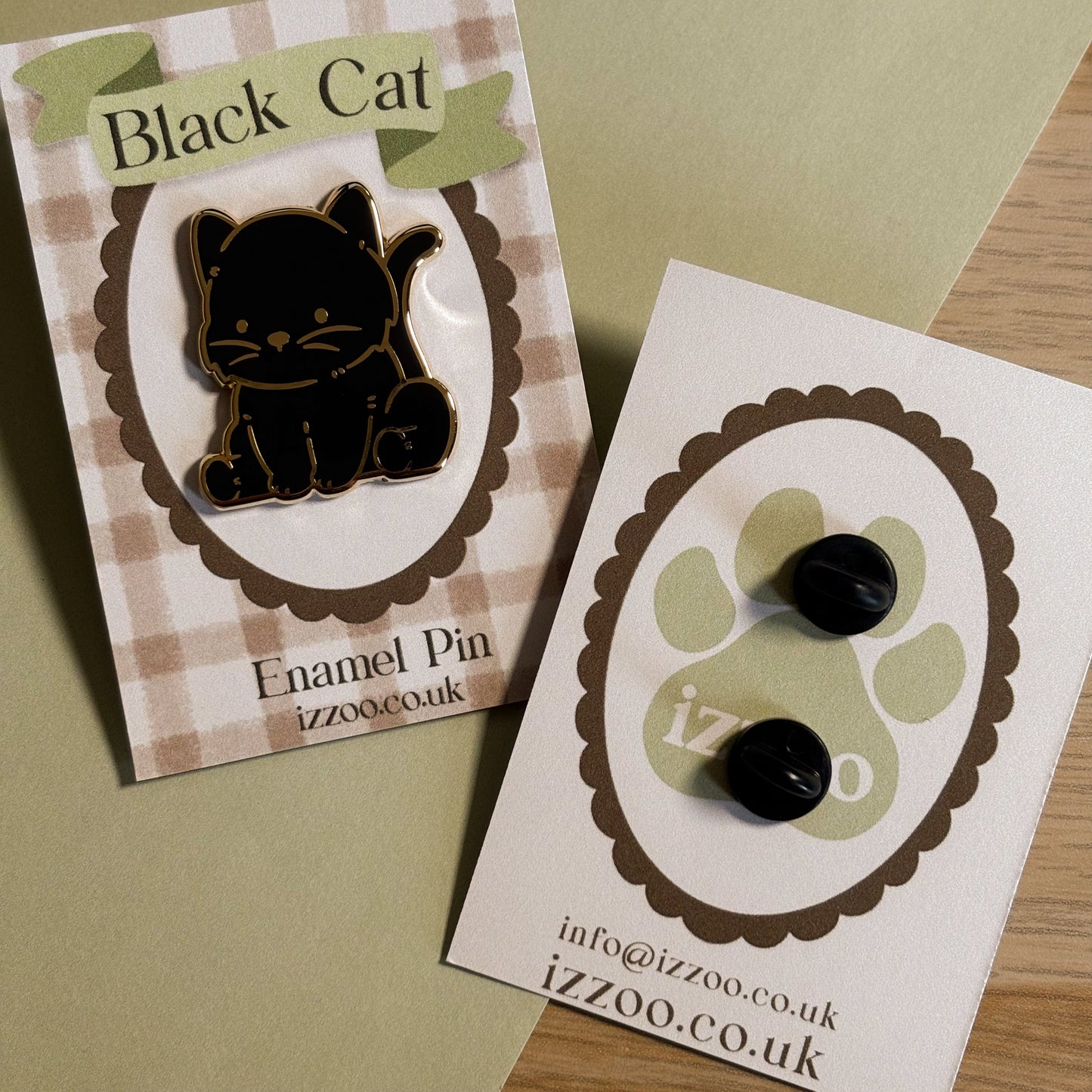 Black Cat Enamel Pin