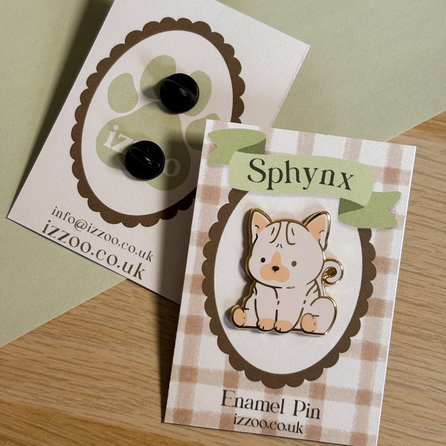 Sphynx Cat Enamel Pin