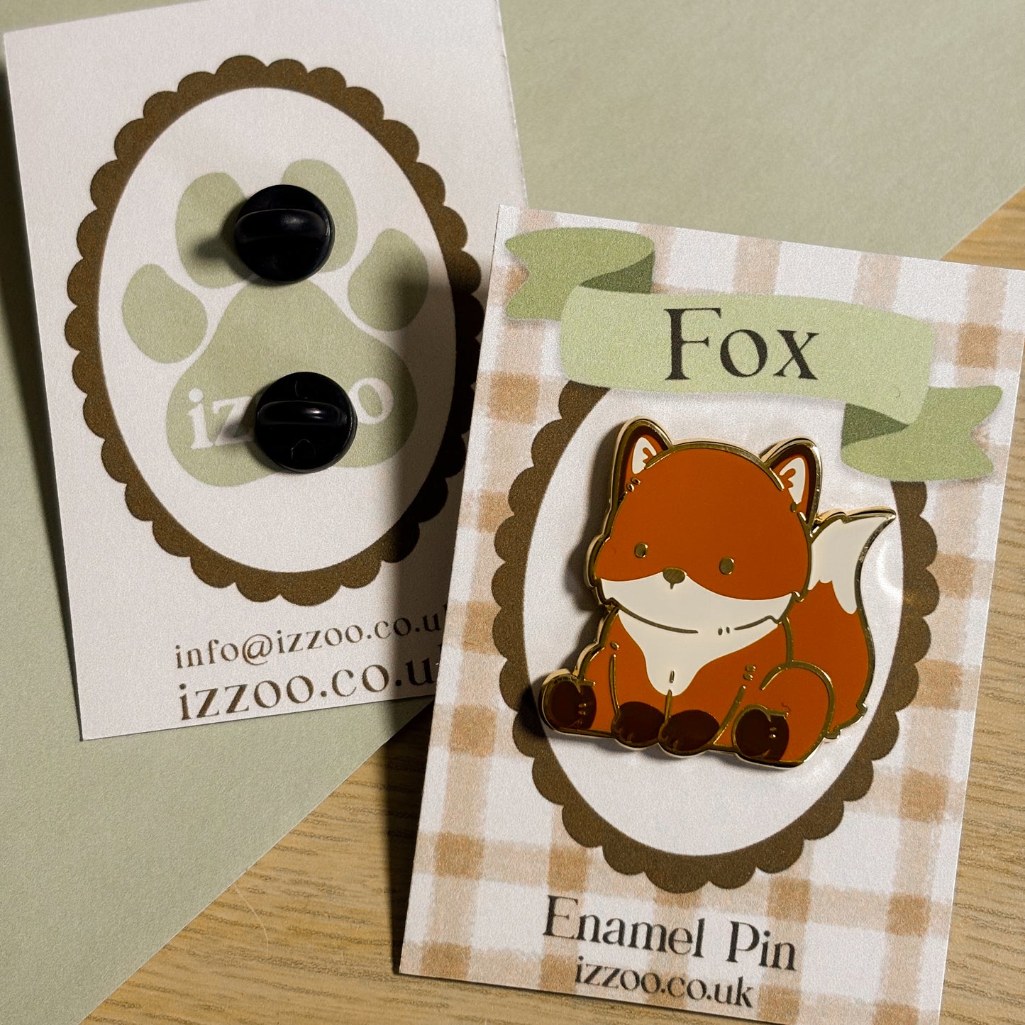 Fox Enamel Pin