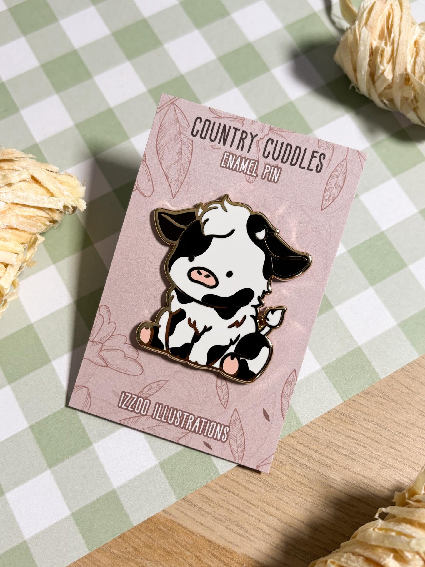 Dairy Cow Enamel Pin