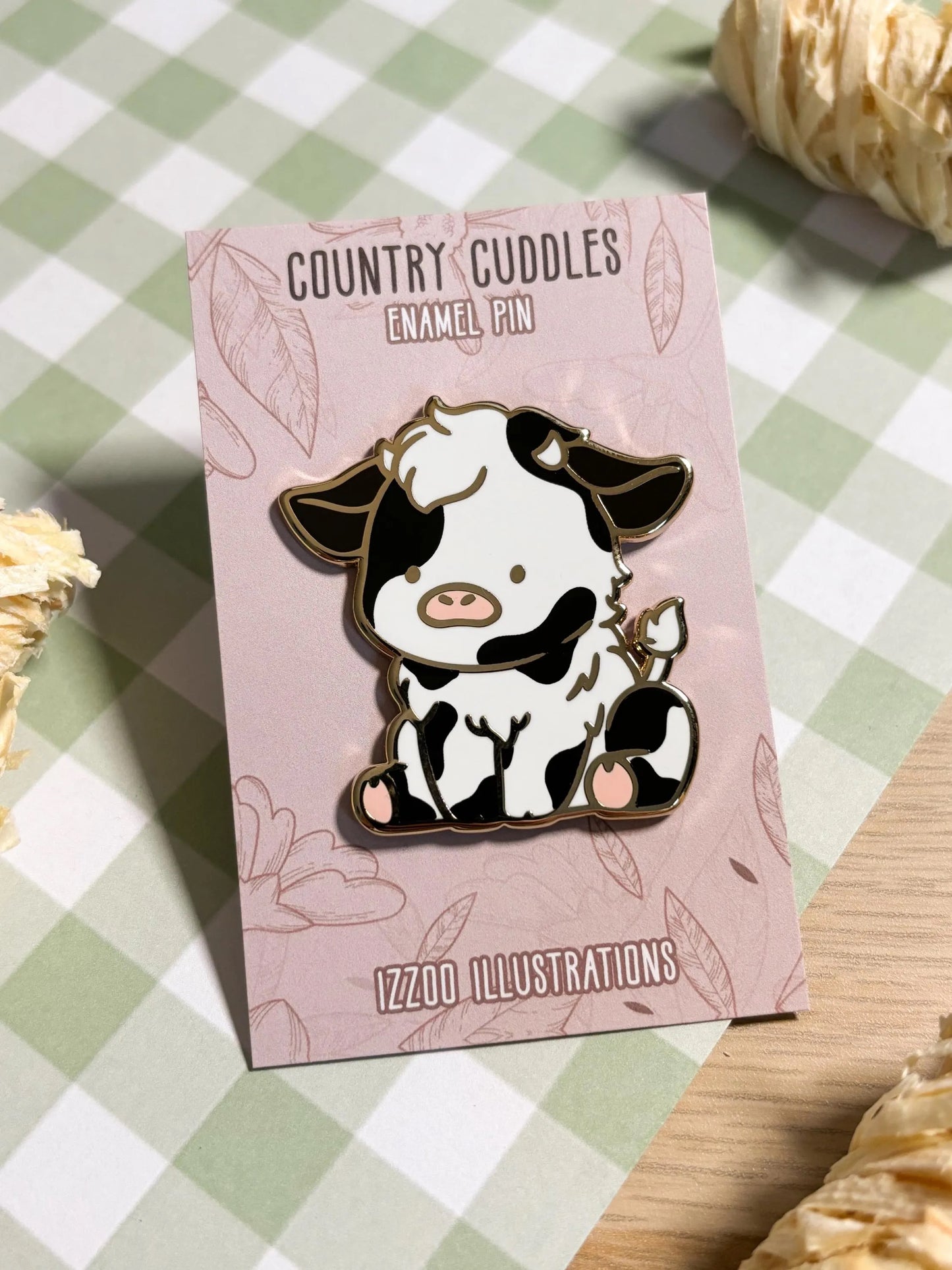 Dairy Cow Enamel Pin