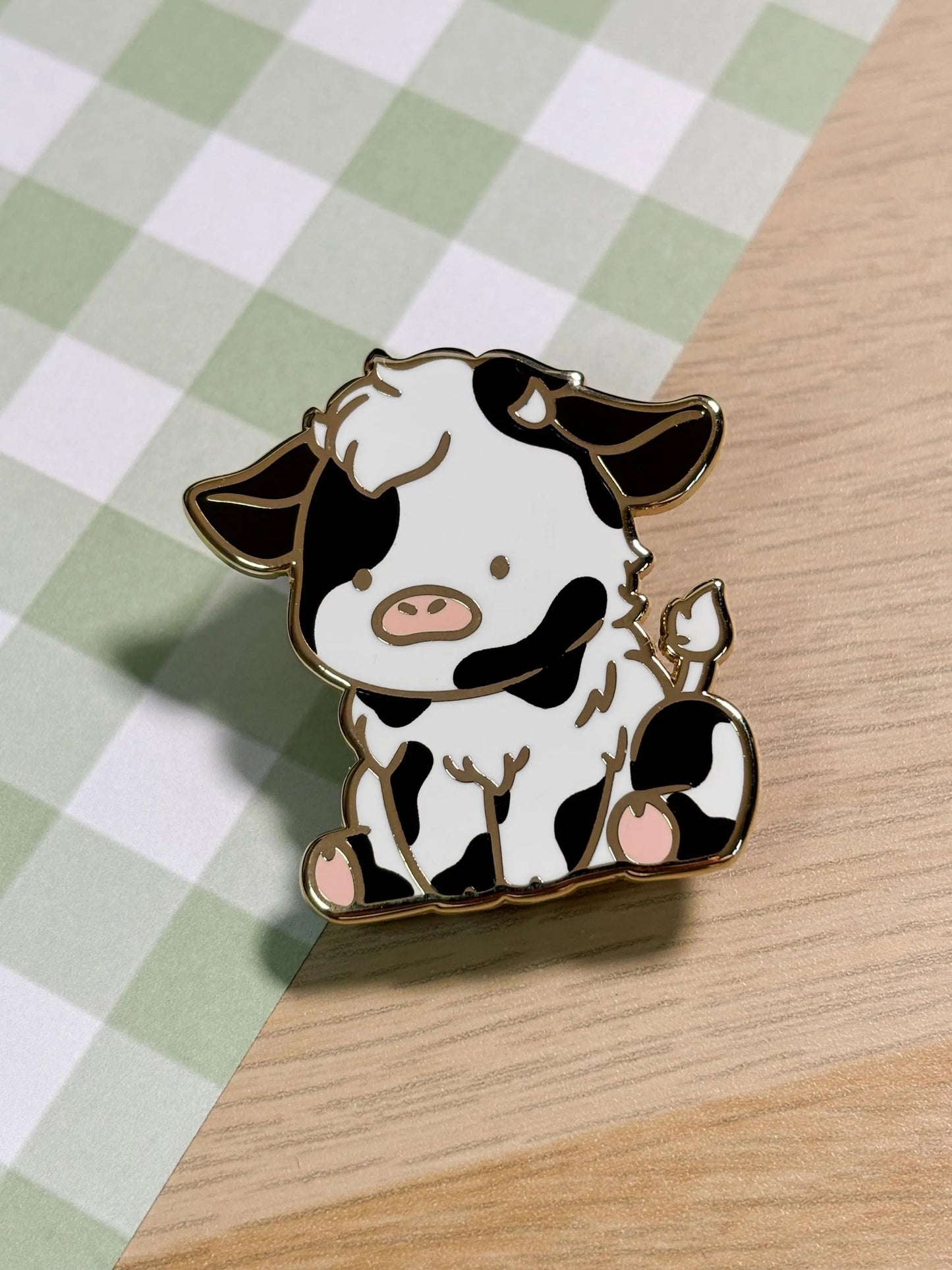 Dairy Cow Enamel Pin