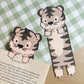 White Tiger Peeking Bookmark