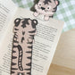 White Tiger Peeking Bookmark