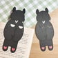 Mothman Peeking Bookmark
