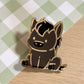 Black Horse Enamel Pin