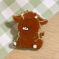 Highland Cow Enamel Pin