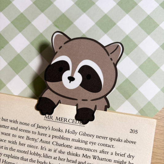 Raccoon Peeking Bookmark