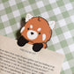Red Panda Peeking Bookmark
