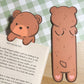 Brown Bear Peeking Bookmark