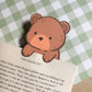 Brown Bear Peeking Bookmark