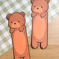 Brown Bear Peeking Bookmark