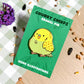 Green Budgie Plated Enamel Pin